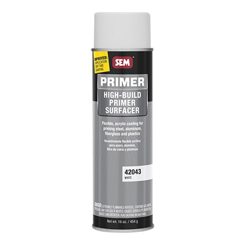 WHITE HIGH BUILD PRIMER 16OZ